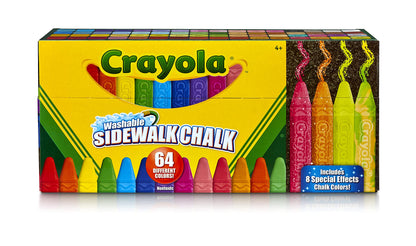 Crayola Chalk 64Ct Sidewalk