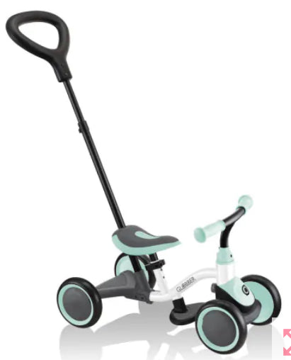 Globber Learning Bike 3In1 White/Mint