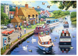 PUZZLE 1000PC EVENING ON THE RIVER