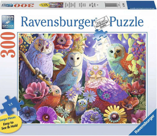 PUZZLE 300PC NIGHT OWL HOOT