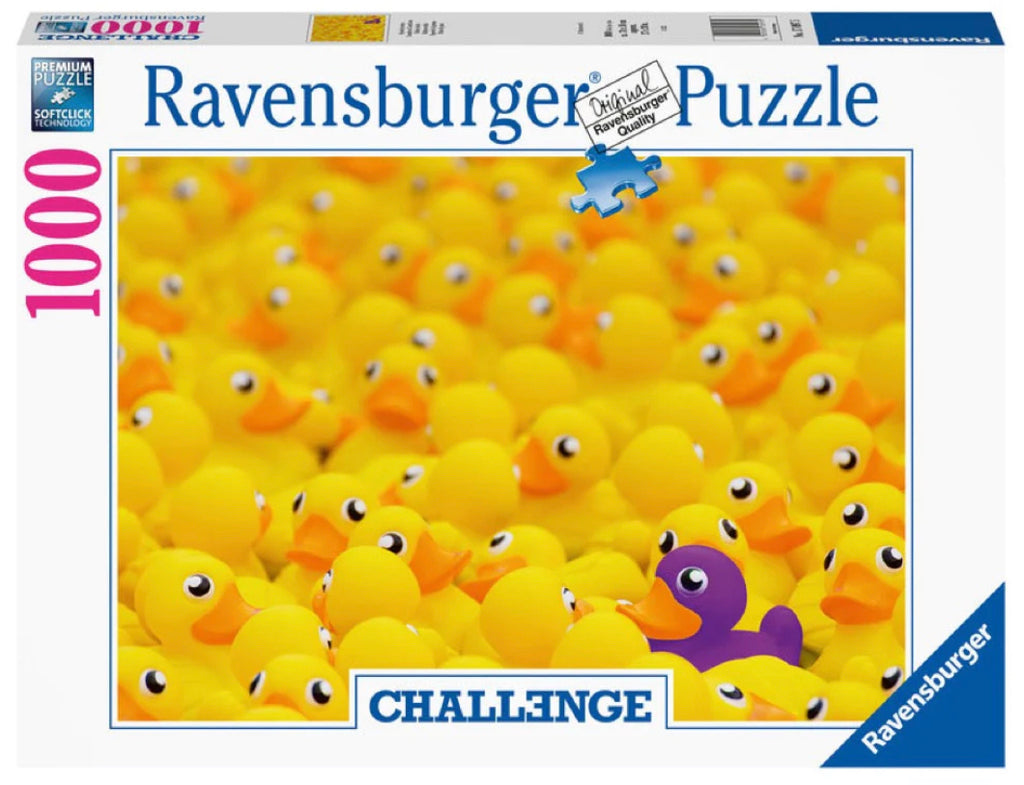 PUZZLE 1000PC RUBBER DUCKS