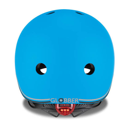 Helmet Globber Go Up Lights Xs/S Blue