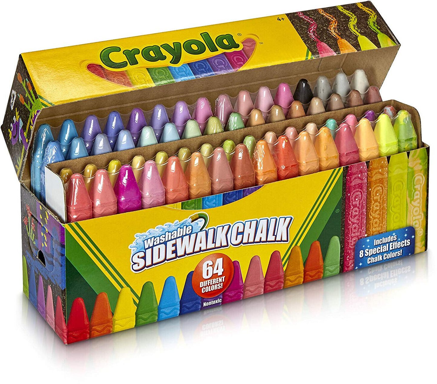 Crayola Chalk 64Ct Sidewalk