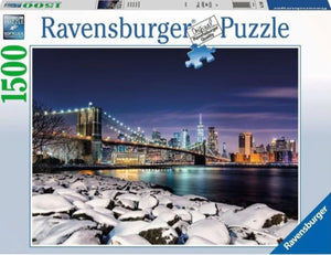 PUZZLE 1500PC WINTER IN NEW YORK