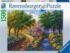 PUZZLE 1500PC COTTAGE BY THE RIVER