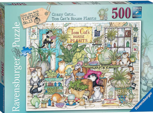 Puzzle 500Pc Crazy Cats