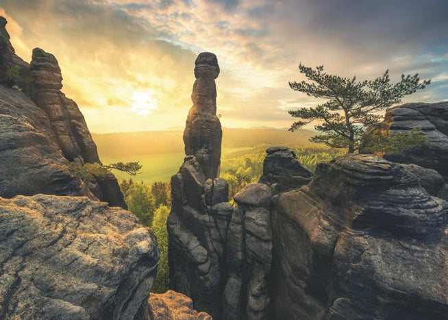 Puzzle 1000Pc Monolith Elbe Sandstone Mt