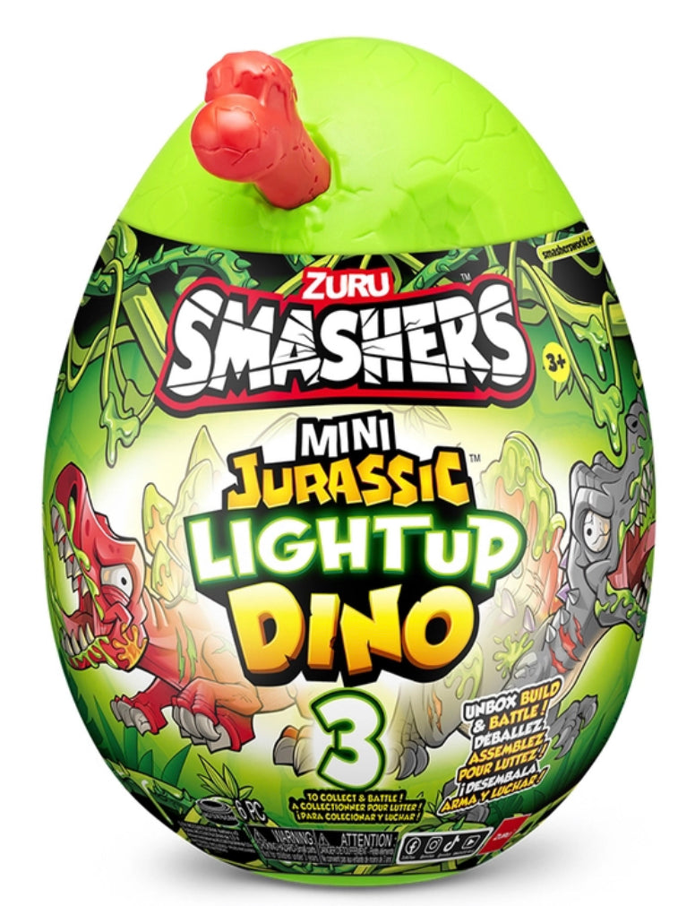 SMASHERS MINI JURASSIC LIGHT UP EGG