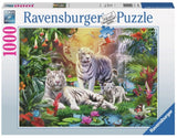 PUZZLE 1000PC WHITE TIGER FAMILY