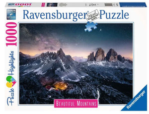 PUZZLE 1000PC THREE PEAKS DOLOMITES