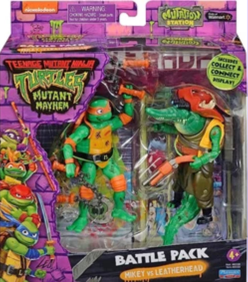 Tmnt Mm Movie Mutant Good Vs Bad Asst