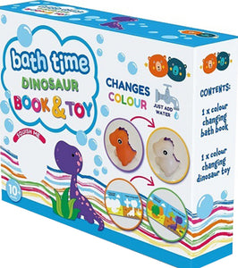 BATH TIME MAGIC COLOR BOOK DINO & TOY