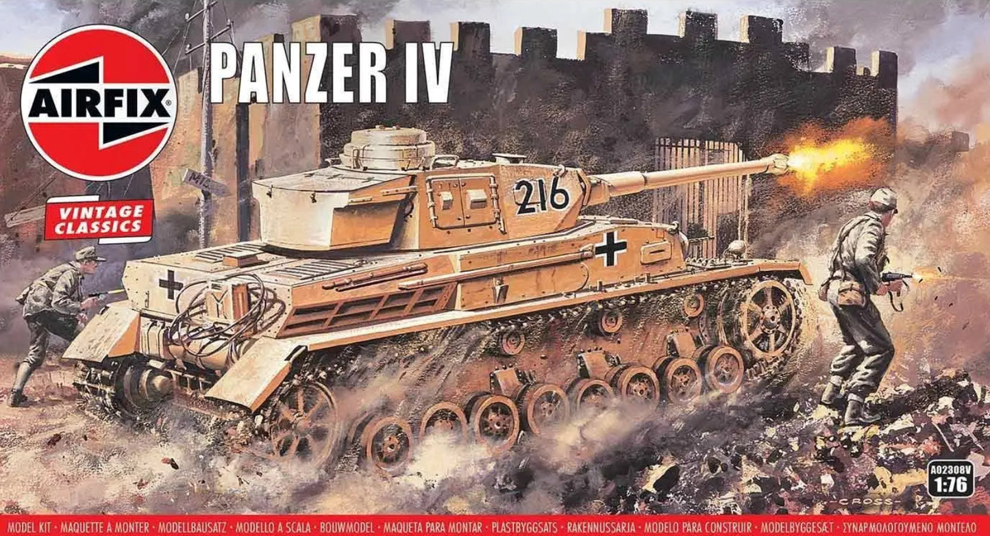 AIRFIX 1:76 PANZER IV TANK