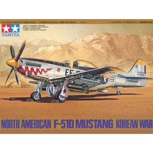 Tamiya 1:48 Na F-51D Mustang Korean War