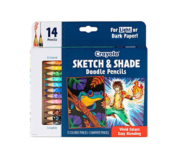 CRAYOLA PENCILS D&D SKETCH & SHADE