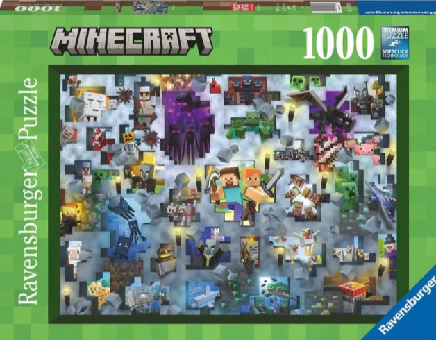 PUZZLE 1000PC MINECRAFT CHALLENGE