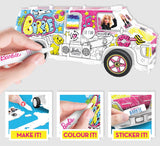 BARBIE DIY PULL BACK CAMPER