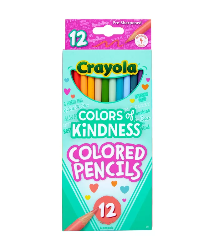 CRAYOLA PENCILS  COLORED 12 PKT COK