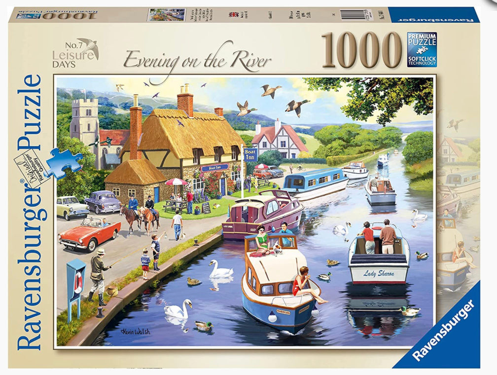 PUZZLE 1000PC EVENING ON THE RIVER