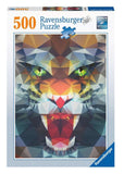 PUZZLE 500PC POLYGON LION