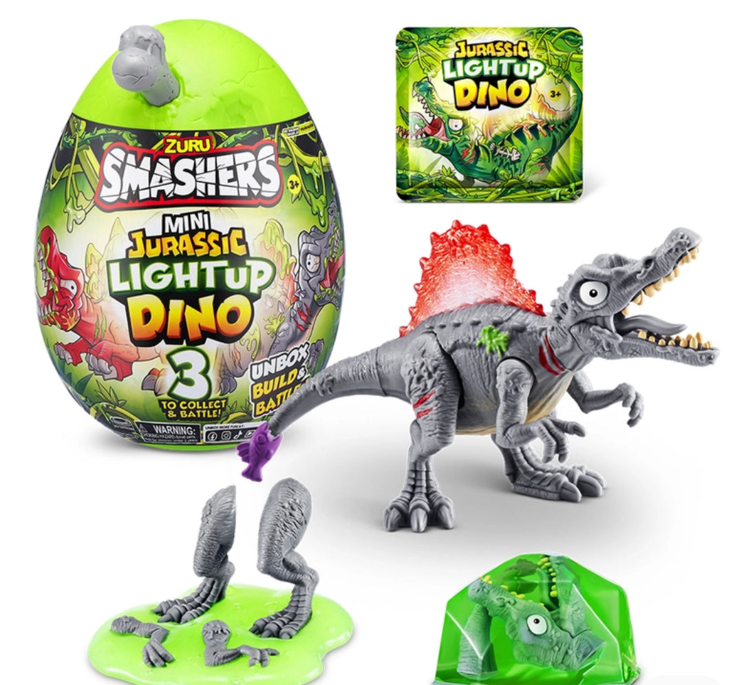 SMASHERS MINI JURASSIC LIGHT UP EGG