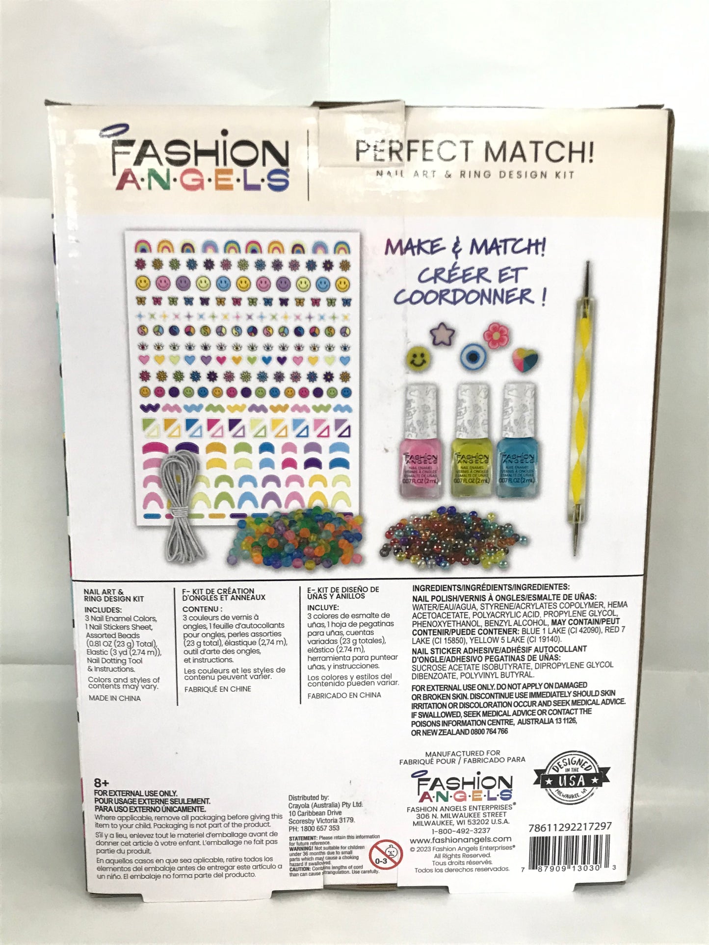 Crayola Fa Perfect Match Nails & Rings