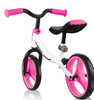 GLOBBER GO BIKE WHITE/NEON PINK