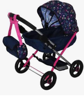 BAYER COSY DOLL PRAM CONFETTI