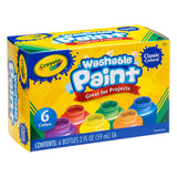 CRAYOLA PAINT PACK KIDS 6PK 541204