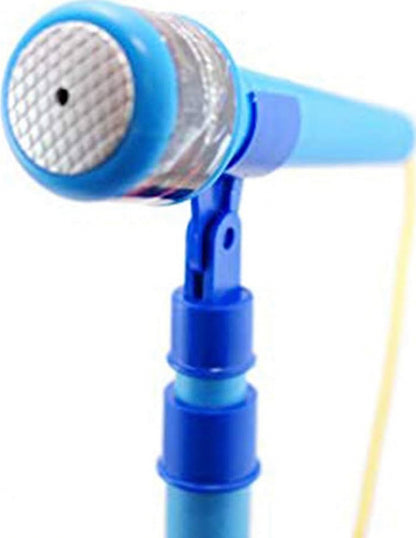 MICROPHONES ON STAND TWIN BLUE