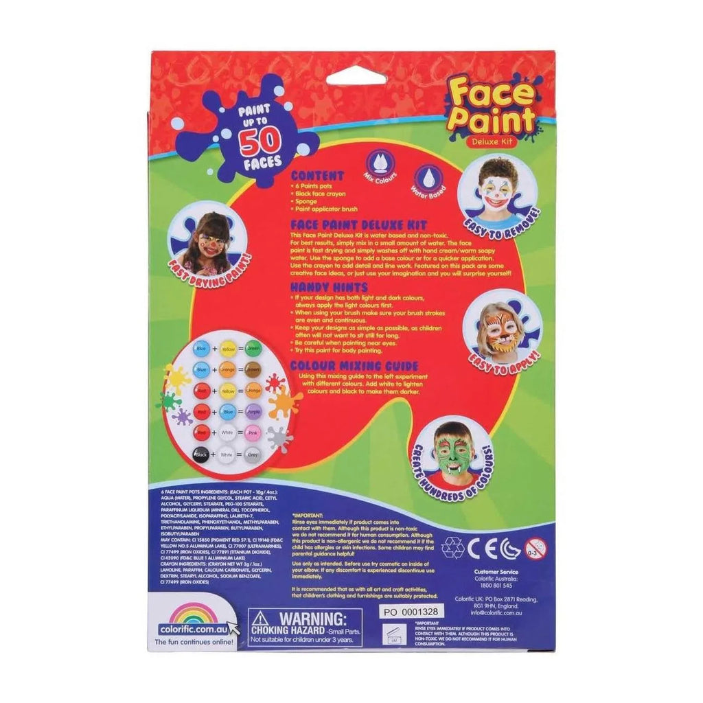 FACE PAINT KIT DELUXE