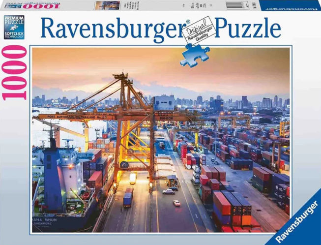 PUZZLE 1000PC CONTAINER PORT