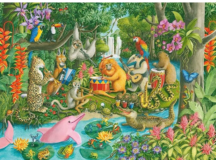 Puzzle 100Pc Rainforest River Band