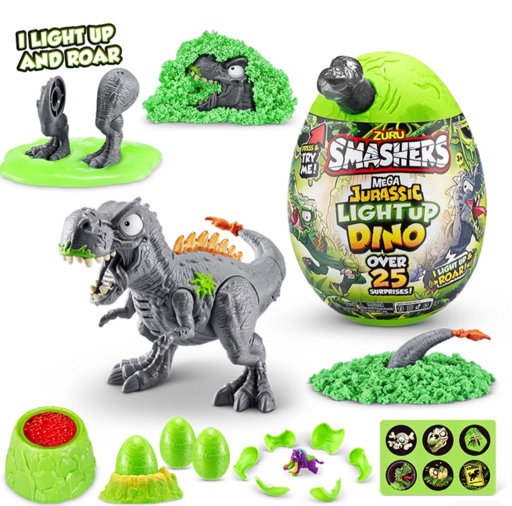 Smashers Mega Jurassic Light Up Egg