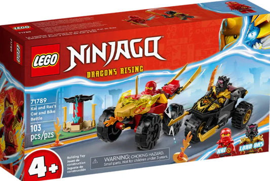 LEGO 71789 NINJAGO KAI/RAS CAR BIKE BATT