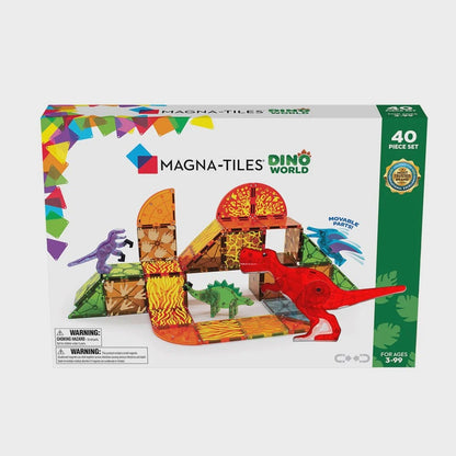 MAGNA TILES DINO WORLD 40PC