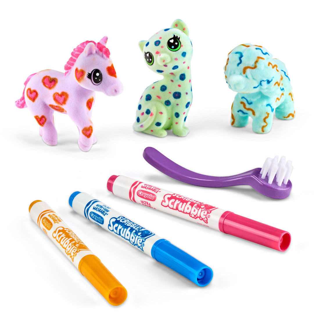 CRAYOLA SCRIBBLE SCRUBBIE PASTEL PETS