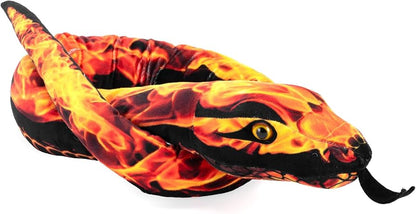 WILD PLUSH SNAKE FLAMES