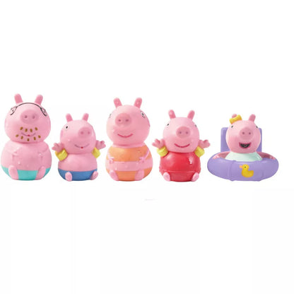TOMY PEPPA PIG FAMILY BATH SQUIRTERS 5PK