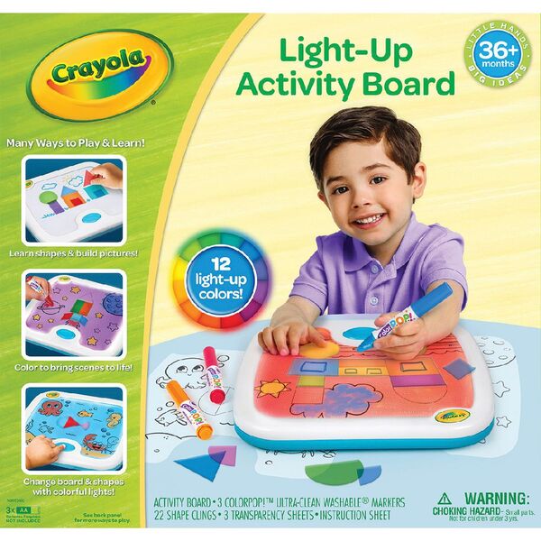 CRAYOLA LIGHT UP ACTIVITY BOARD