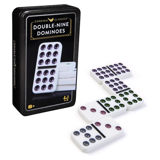 GAME CLASSIC DOUBLE 9 COLOURED DOMINOES
