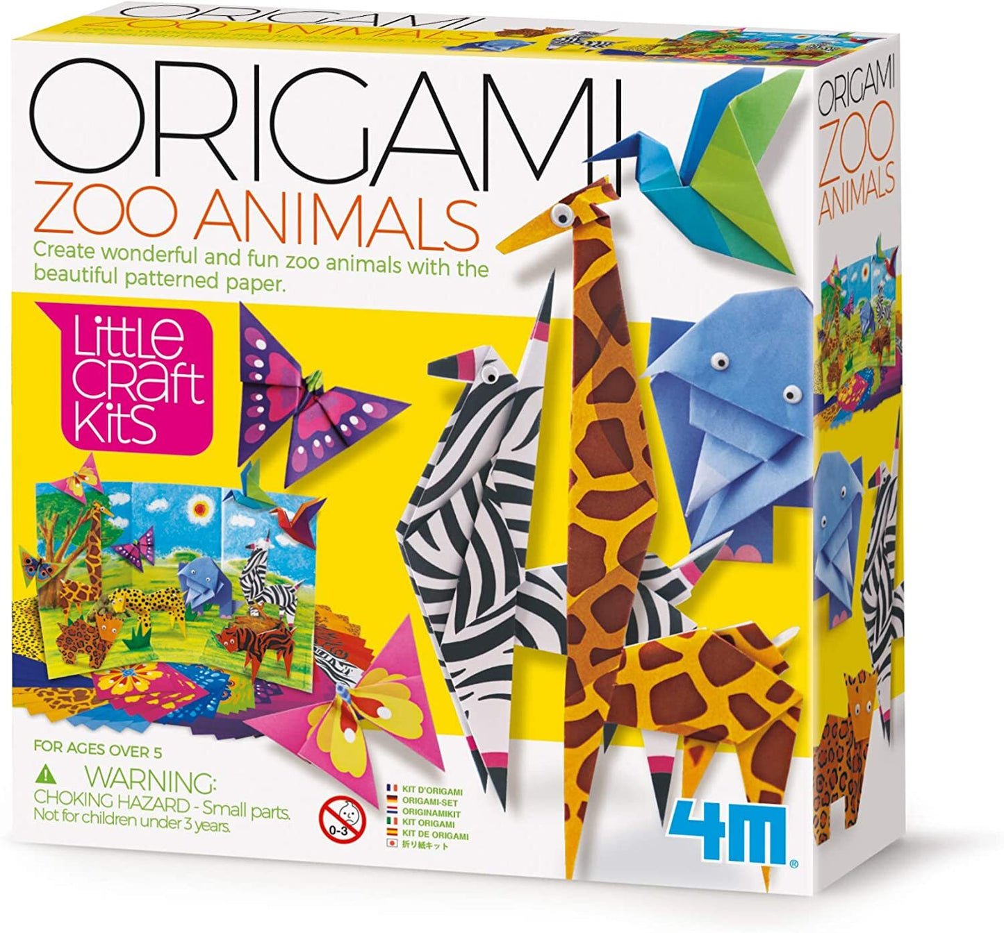 4M ORIGAMI ZOO ANIMALS