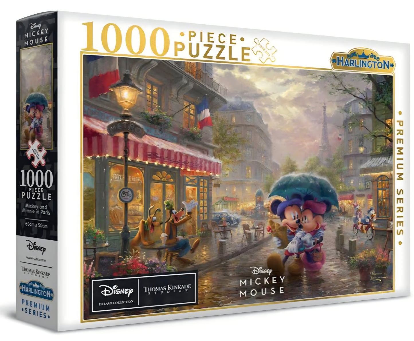 PUZZLE 1000PC MICKEY & MINNIE IN PARIS
