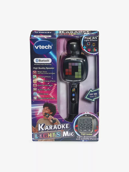VTECH KARAOKE LIGHTS MIC BLACK