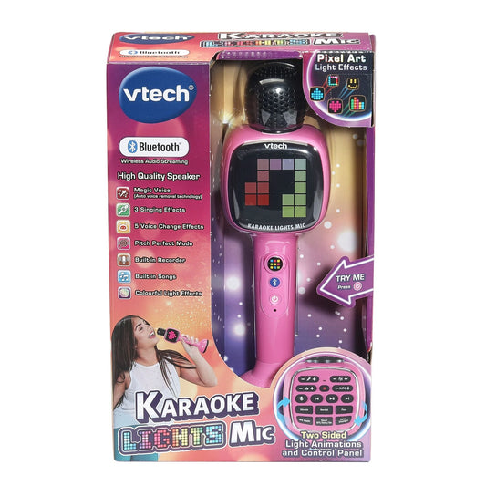 VTECH KARAOKE LIGHTS MIC PINK