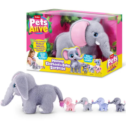PETS ALIVE MAMA ELEPHANT & BABY SURPRISE