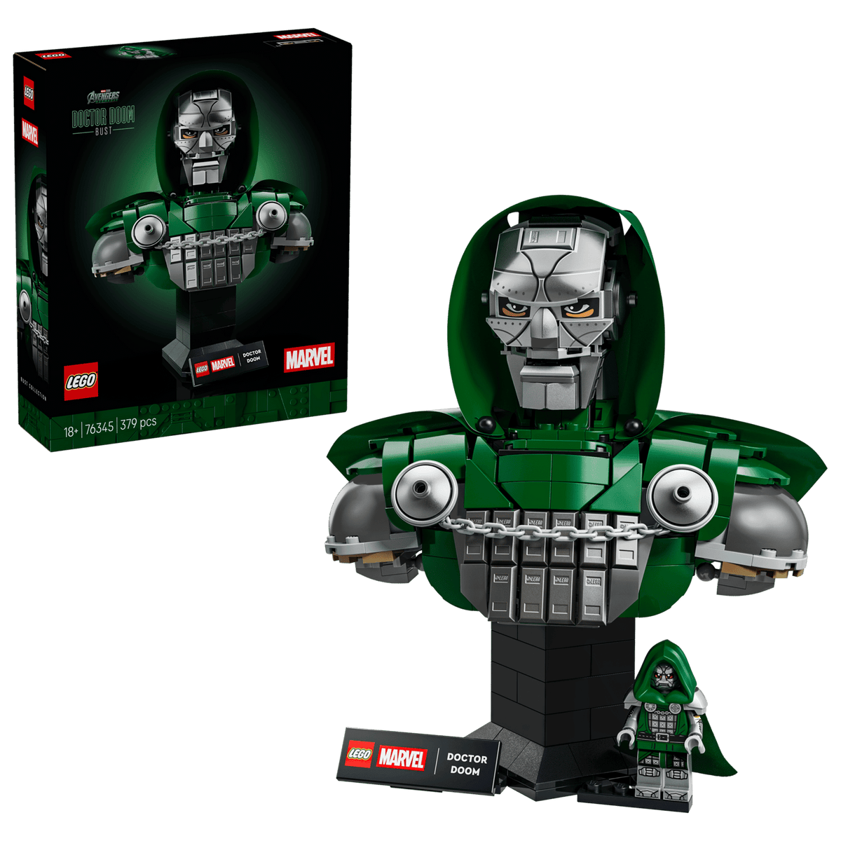 LEGO 76345 MARVEL DOCTOR DOOM BUST