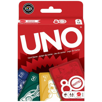 CARD GAME UNO 80TH ANNIVERSARY