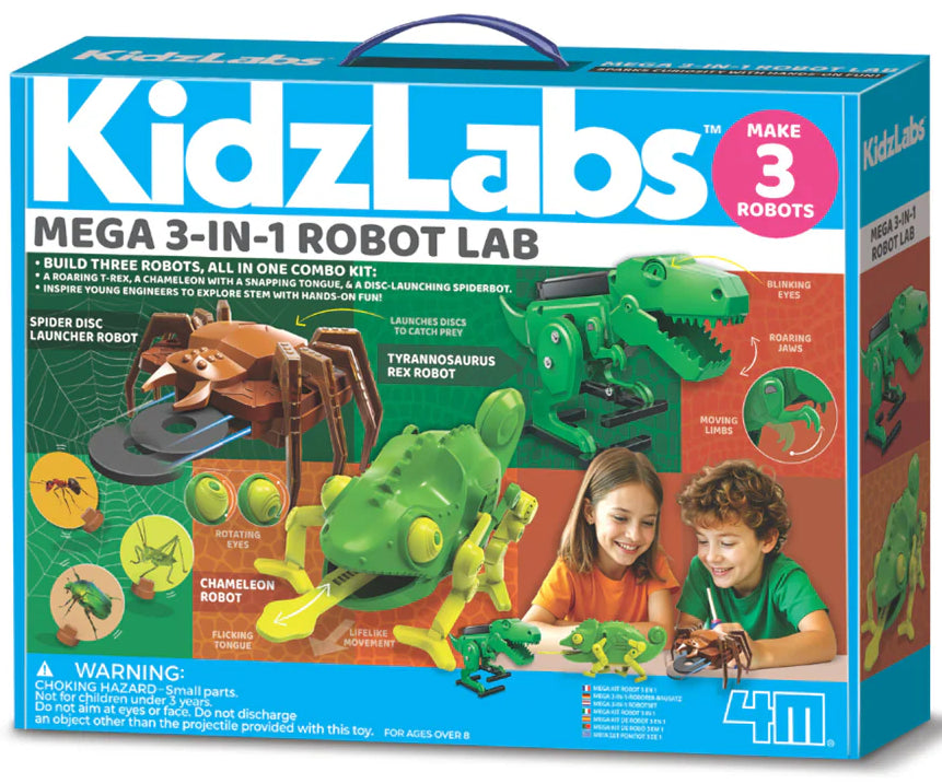 KIDZLABS MEGA 3 IN 1 ROBOT LAB