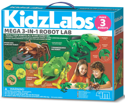KIDZLABS MEGA 3 IN 1 ROBOT LAB